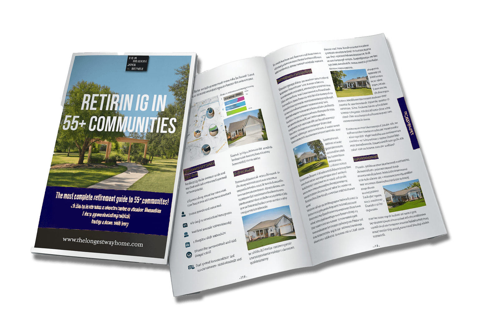Printed Explore55Plus community guide